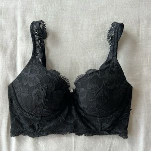 Victoria’s Secret Black Lace Bra, size 32D